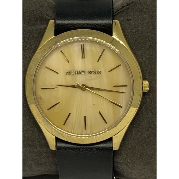 Michael Kors MK4285 Women\'s Black Leather Analog G main image 7